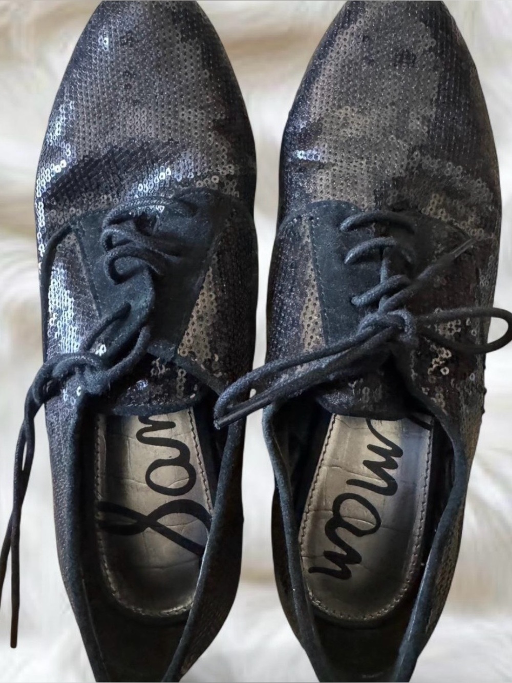 Sam Edelman Kat Sequin Oxford Flats